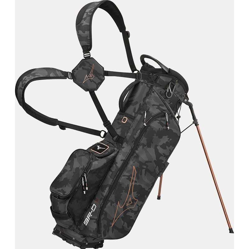 Mizuno BR-D3 Golf Stand Bag - Black Camo/Copper Mizuno BR-D3 Golf Stand Bag - Black Camo/Copper