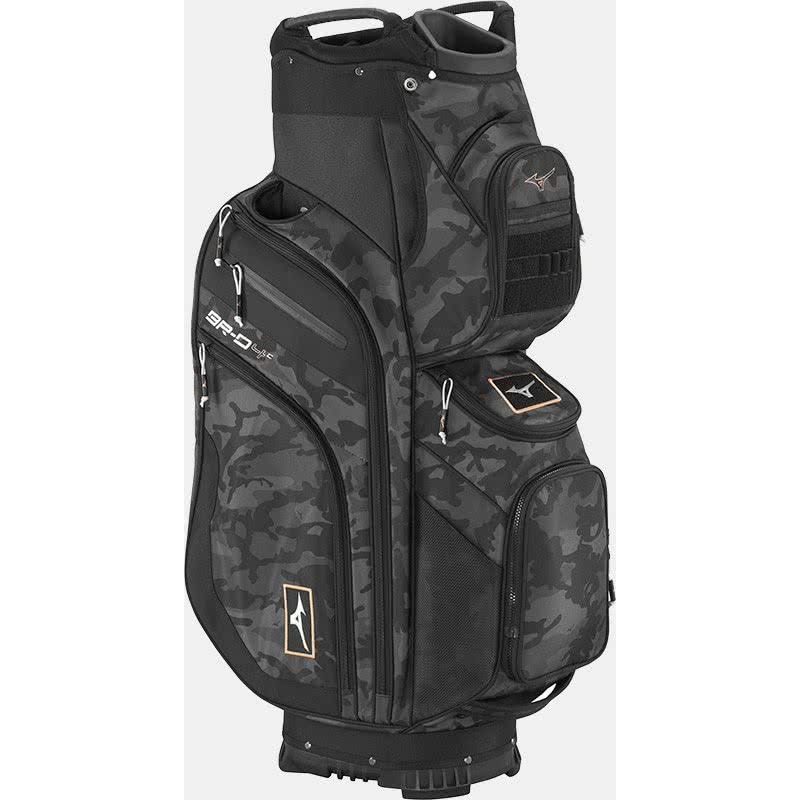 Mizuno BR-D4 Golf Cart Bag - Black Camo/Copper Mizuno BR-D4 Golf Cart Bag - Black Camo/Copper
