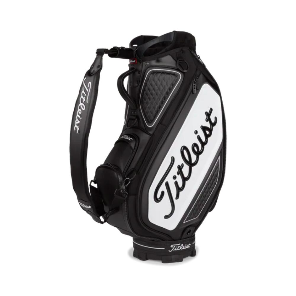 Titleist ゴルフバッグ ホワイト/ブラック Titleist Tour Series Tour Bag - White/Black | Premium Golf Bag