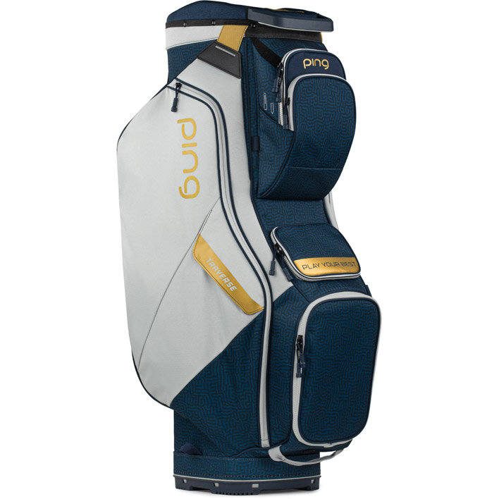 Ping Traverse Golf Cart Bag - Blue Coral Ping Traverse Golf Cart Bag - Blue Coral