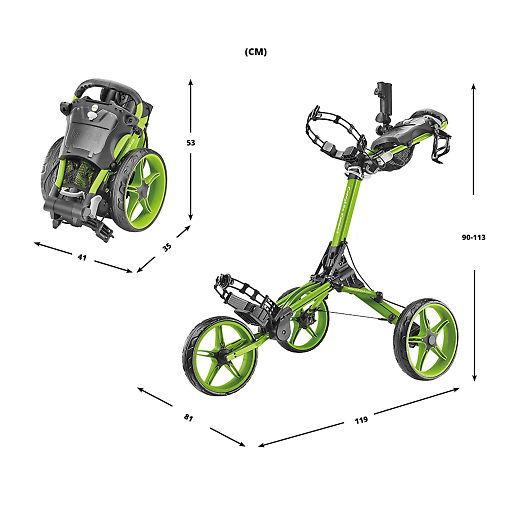 CaddyTek golf trolleys | NordicaGolf