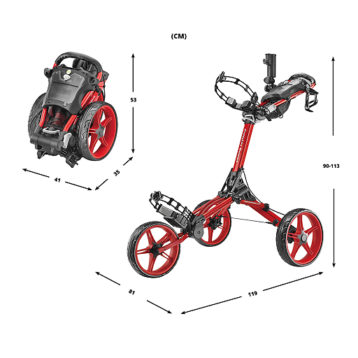 CaddyTek golf trolleys | NordicaGolf