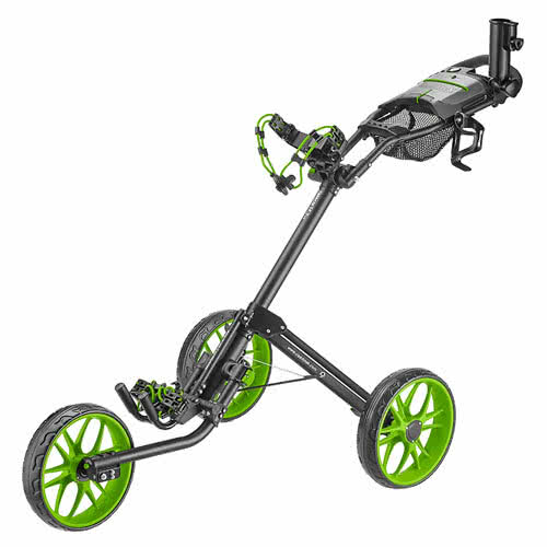 極美品　Caddytek CaddyView V3 +Slope Caddytek 15.3 V2 Lime - 3 Wheel Golf Trolley | Custom Fit Options